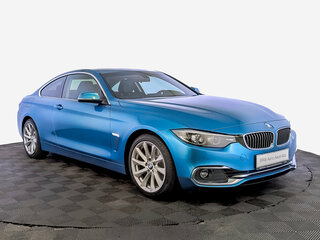 2019 BMW 4 серии 420i F32/F33/F36 Рестайлинг, синий, 4500000 рублей, вид 3