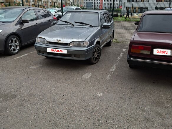 2007 Lada (ВАЗ) 2114, серый - вид 2