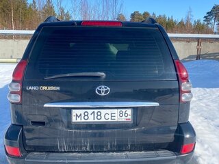 2007 Toyota Land Cruiser Prado 4-speed 120 Series Рестайлинг, чёрный, 1279780 рублей, вид 3