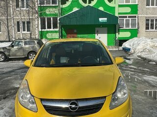 2008 Opel Corsa D, жёлтый, 330000 рублей, вид 1