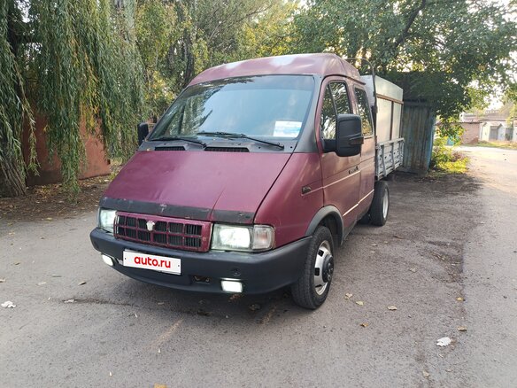 2001 ГАЗ ГАЗель (33023/330273) Фермер, красный, 330000 рублей - вид 1