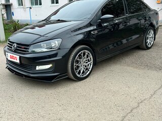 2018 Volkswagen Polo V Рестайлинг, чёрный, 970000 рублей, вид 1