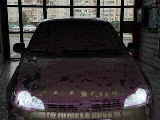 2007 Lada (ВАЗ) Kalina I, жёлтый, 295000 рублей, вид 2