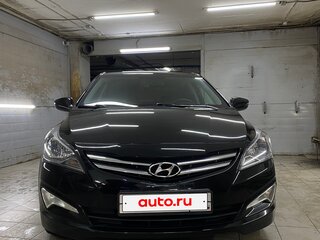 2016 Hyundai Solaris I Рестайлинг, чёрный, 1150000 рублей, вид 3