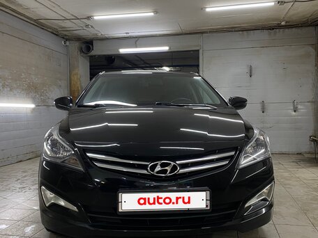 2016 Hyundai Solaris I Рестайлинг, чёрный, 1150000 рублей, вид 3