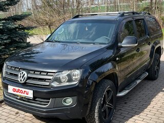 2012 Volkswagen Amarok Double Cab full-time I, чёрный, 1650000 рублей, вид 1