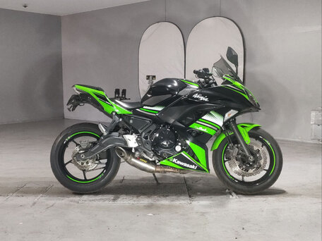 2017 Kawasaki Ninja 650, зелёный, 580000 рублей, вид 1