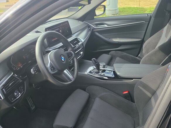 2020 BMW 5 серии 530i VII (G30/G31/G38) Рестайлинг, синий, 4700000 рублей - вид 6