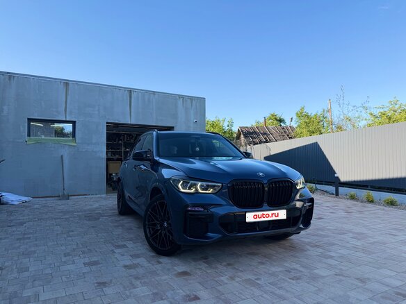 2019 BMW X5 30d IV (G05/G18), синий, 6199000 рублей - вид 1