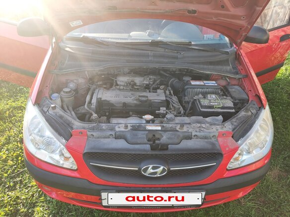 2008 Hyundai Getz I Рестайлинг, красный, 775000 рублей - вид 12