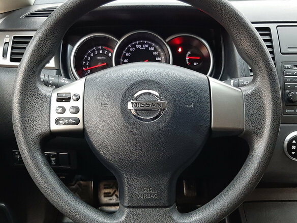 2010 Nissan Tiida I Рестайлинг, чёрный - вид 14