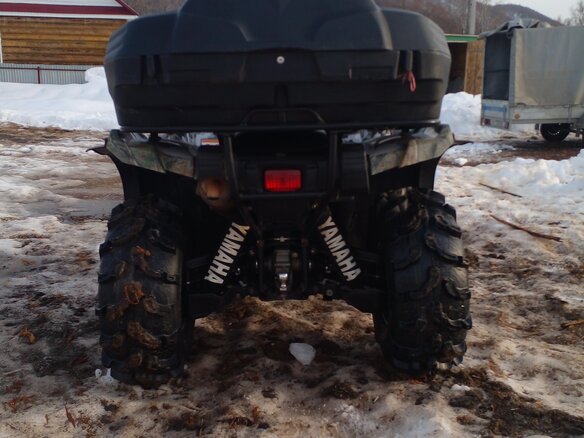 2014 Yamaha Grizzly 700, серый - вид 4