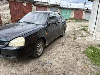 2008 Lada (ВАЗ) Priora I, чёрный, 135000 рублей, вид 1