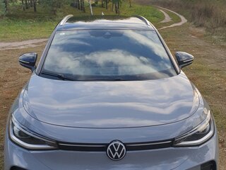 2021 Volkswagen ID.4 Crozz, серый, 3600000 рублей, вид 4