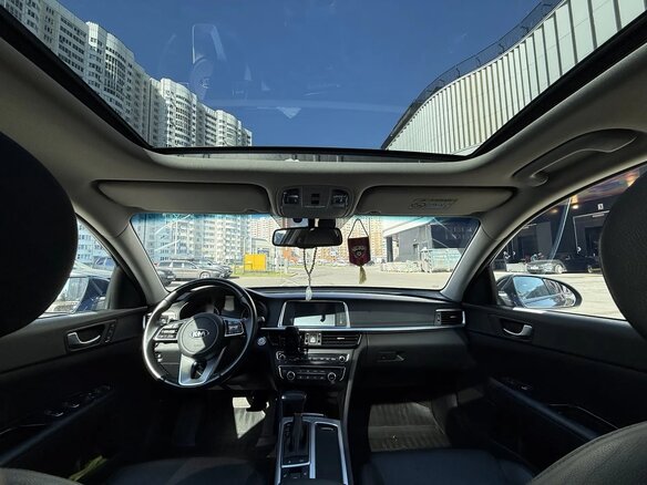 2019 Kia Optima IV Рестайлинг, синий, 2500000 рублей - вид 14