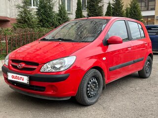 2007 Hyundai Getz I Рестайлинг, красный, 492000 рублей, вид 1