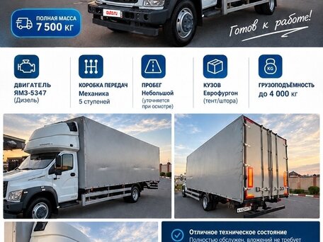 2025 ГАЗ ГАЗон Next, белый, 5100000 рублей, вид 1