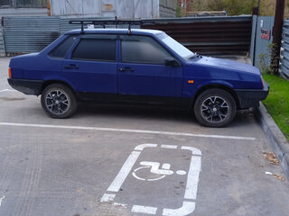 1998 Lada (ВАЗ) 21099, синий, 120000 рублей, вид 2