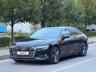 2021 Audi A6 45 TFSI V (C8), чёрный, 2990000 рублей, вид 2