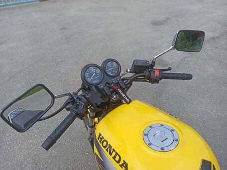 1998 Honda CB 500, жёлтый, 275000 рублей, вид 3