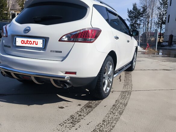2013 Nissan Murano II (Z51) Рестайлинг 2, белый, 1600000 рублей - вид 4