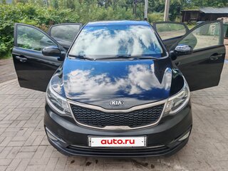 2017 Kia Rio III Рестайлинг, чёрный, 895000 рублей, вид 2