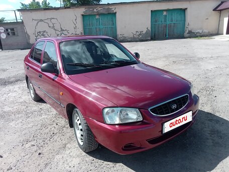 2004 Hyundai Accent ТагАЗ II, красный, 550000 рублей, вид 4