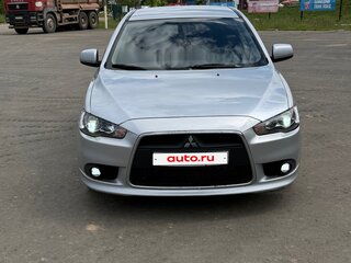 2012 Mitsubishi Lancer X Рестайлинг, серебристый, 785000 рублей, вид 1