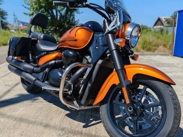 2016 Suzuki Boulevard C90, оранжевый, 1050000 рублей - вид 3