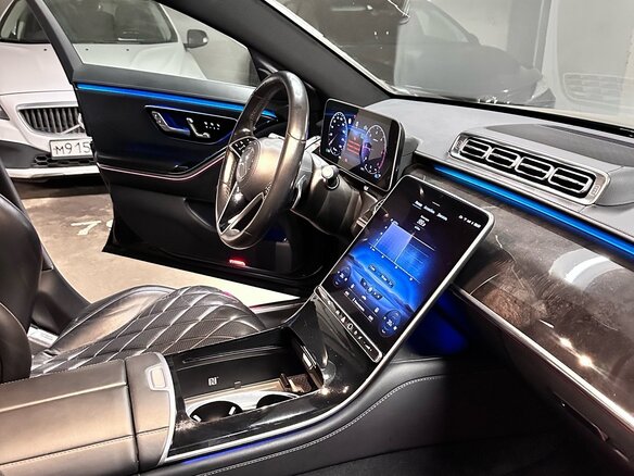 2021 Mercedes-Benz S-Класс 350 d Long 4MATIC VII (W223), чёрный, 7000000 рублей - вид 7