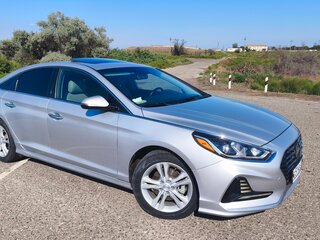 2017 Hyundai Sonata VII (LF) Рестайлинг, серый, 1900000 рублей, вид 2