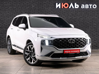 2021 Hyundai Santa Fe IV Рестайлинг, белый, 3750000 рублей, вид 3