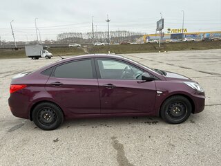 2012 Hyundai Solaris I, фиолетовый, 650000 рублей, вид 4