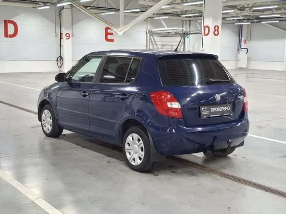 2011 Skoda Fabia II Рестайлинг, синий - вид 6