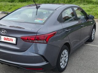 2021 Hyundai Solaris II Рестайлинг, серый, 1380000 рублей, вид 4