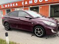 2011 Hyundai Solaris I, фиолетовый, 750000 рублей - вид 2