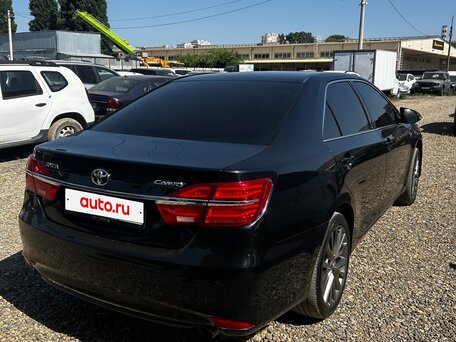 2016 Toyota Camry VII (XV50) Рестайлинг, чёрный, 1815000 рублей, вид 3