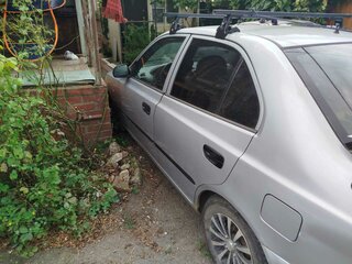 2001 Hyundai Accent II, серебристый, 300000 рублей, вид 3