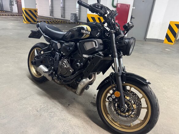 2023 Yamaha XSR700, чёрный, 819000 рублей - вид 6