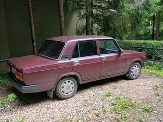 2007 Lada (ВАЗ) 2107, пурпурный, 160000 рублей, вид 1