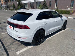 2019 Audi Q8 55 TFSI I (4M), белый, 6500000 рублей, вид 5