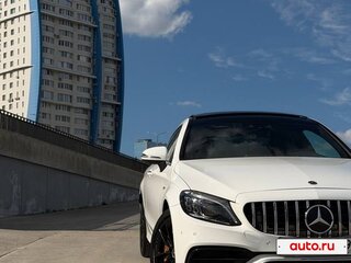 2020 Mercedes-Benz C-Класс AMG 43 AMG IV (W205) Рестайлинг, белый, 4499000 рублей, вид 3