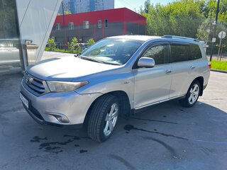 2012 Toyota Highlander II (XU40) Рестайлинг, серебристый, 1550000 рублей, вид 2
