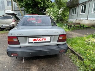 1994 Hyundai Pony X2, серебристый, 130000 рублей, вид 3