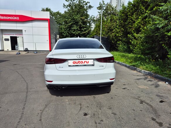 2016 Audi A3 III (8V) Рестайлинг, белый - вид 4