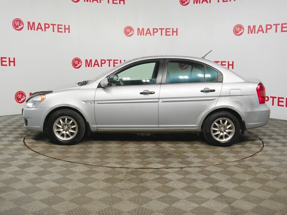 2006 Hyundai Verna II, серебристый, 345000 рублей - вид 8