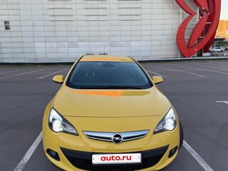 2012 Opel Astra GTC J Рестайлинг, жёлтый, 899999 рублей, вид 2