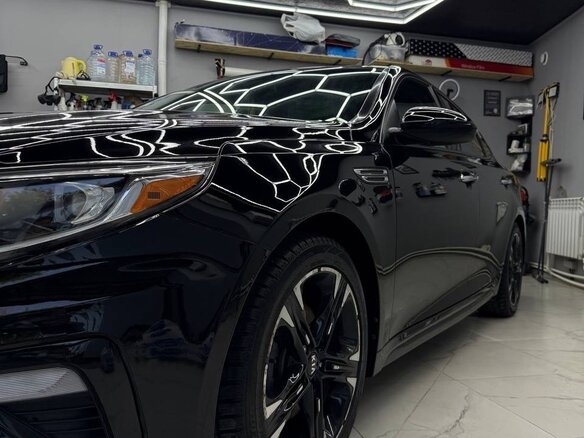 2019 Kia Optima IV Рестайлинг, чёрный, 1750000 рублей - вид 1
