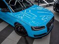 2016 Audi A8 Long III (D4) Рестайлинг, голубой - вид 7