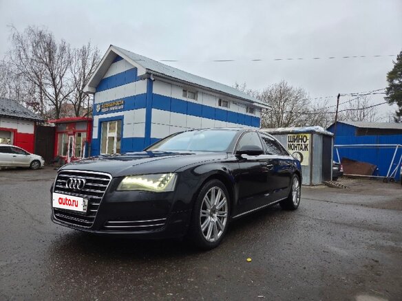 2011 Audi A8 Long III (D4), чёрный, 1900000 рублей